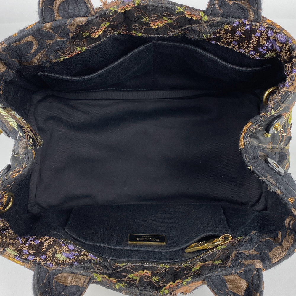 Prada 2way Mini Patchwork Fabric Bag Shoulder Can… - image 7